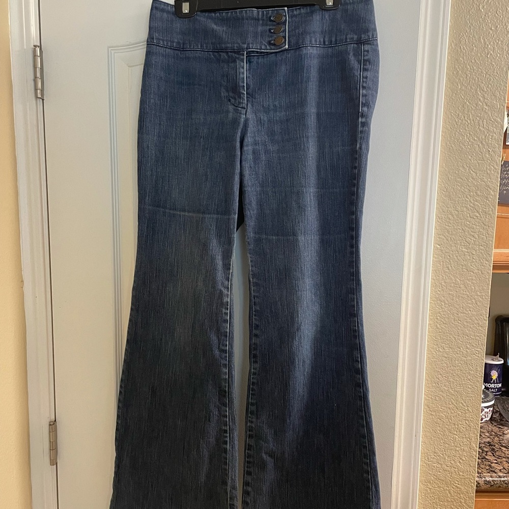 Battery Park wide leg trouser jean